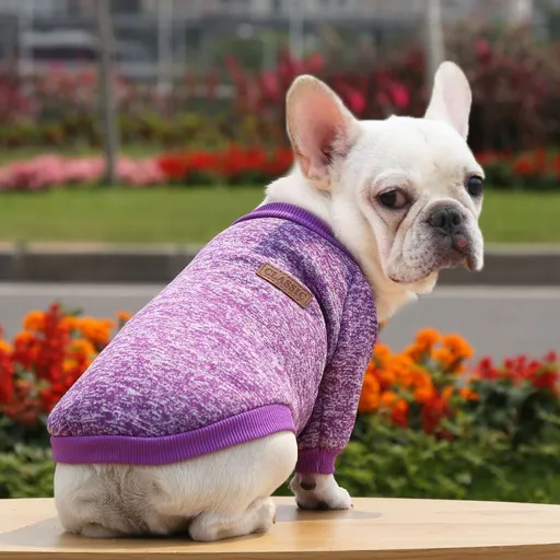 Pet Sweatshirt for Dogs and Cats by shine New Size Classic Sweat Purple 2XL (bust 58 back 45cm long)