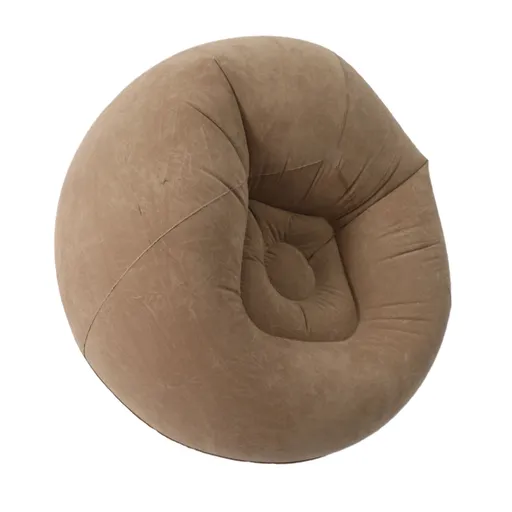 Inflatable Lounge Chair Portable Sofa Couch for Living Room Bedroom Balcony Reading Room Gray