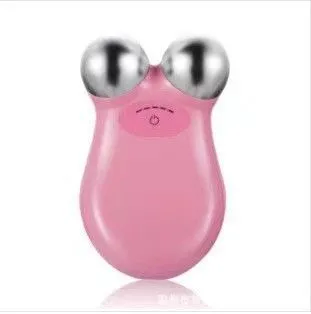Microcurrent Facial Device,Enhances The Ability to Lift The Face and Tighten The Skin,Facial Wrinkle Equipment - Pink - Size 106mm