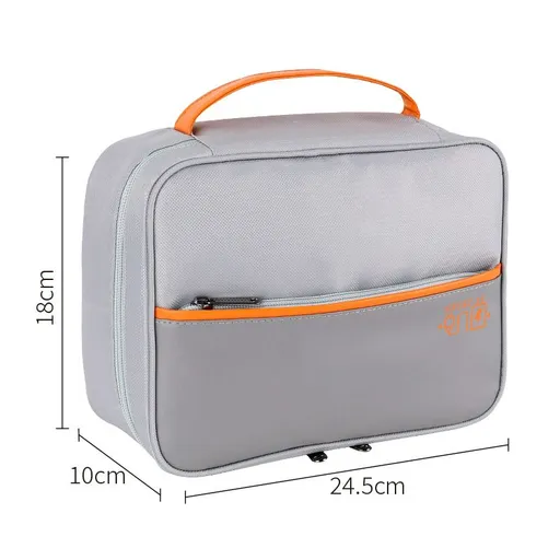 Bei Lian Data Cable Storage Bag Cube Polyester Travel Grey 24.5*18*10cm