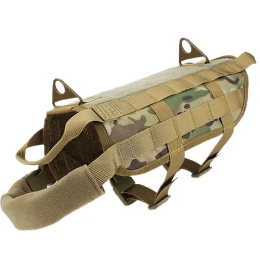 FW Tactical Dog Vest Nylon Pet Clothing CP camouflage L