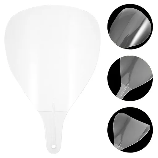 Transparent Plastic Hairspray Face Mask Shield for Barbershop Use Lightweight Comfortable