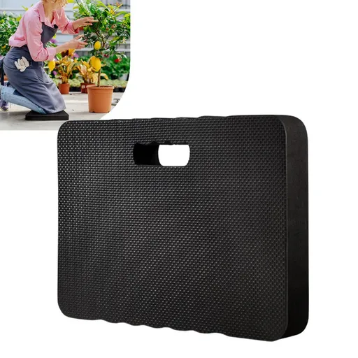 Garden Knee Pad - Extra Thick - Kneeling Mat - Knee Protector - Knee Cushion - Work Cushion - Knee Protection - Construction Protection - Garden Protection - Garden Aid - Garage - Yoga - 46x28x3.8 Cm - Black