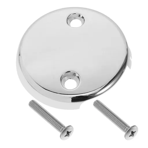1 Set Bath Tub Drain Plate Stainless Steel Drain Cover for Bathtub Panel Drainage Zinc Alloy