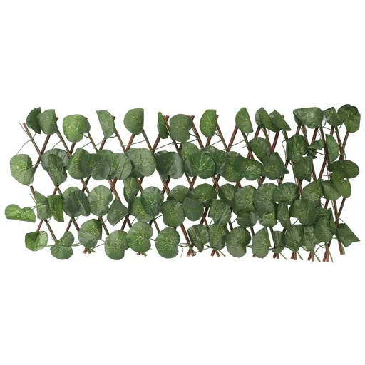 Artificial Hedges Fence Simulation Expandable Sun Protection Waterproof Artificial Topiary Hedge Plant for Garden Begonia Leaf