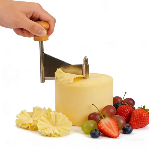 2Pcs Cheese Curler, Cheese Curler Wheel, Sharp Blade Suitable for Restaurants, Cafes, and Dessert Shops, Home(NO BASE)