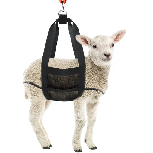 Calf Sling for Weighing Animals- Calf Scale Hanging Weight Scale Sling with Adjustable Straps for Weighing Calves Lambs Goats Baby