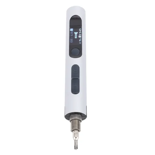 Mini Electric Screwdriver High Accuracy Torsion Power Screwdriver Repair Tool for Phone Repairing Silver
