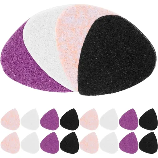 20pcs Wool Felt Ukulele Picks for Banjo Players - Unique Plectrums, Wear Resistant, Resists Deformation, Gentle on Fingers