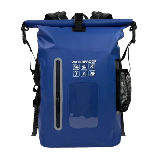 waterproof backpack, dry-wet separation, outdoor sports backpack, fishing backpack, camping backpack, canyoning backpack, swimming backpack, rafting backpack, waterproof gear, Australia outdoor backpack, hiking backpack water resistant - Navy - Size