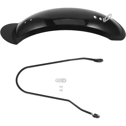 Electric Bike Rear Fender Mudguard for Rear Wheel, Curved Silhouette, Smooth Surface, Alloy Support, Easy Installation