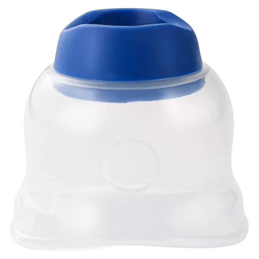 Eye Dropper Adapter, Reusable Ergonomic Dispenser Compatible with Most Standard Bottles, Hygienic One-Hand Operation Blue