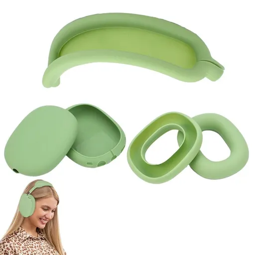 Silicone Case Cover for AirPods Max Headphones Protective Sleeves Green