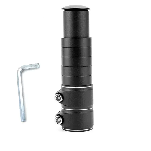 Bike Stem Riser Bike Fork Stem ExtenderBicycle Handlebar Raiser Head Up Adapter for MountainBike, RoadBike
