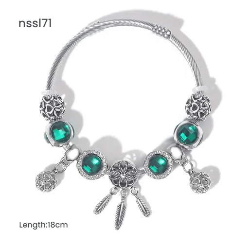 Charm Bracelets Mix & Match Offer: 10 Styles in Light Luxury/Retro/Ethnic, Discount on 3(triple)