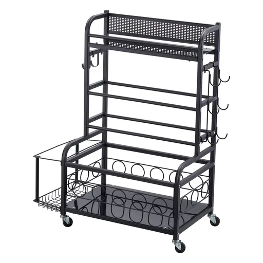 Home Gym Workout Equipment Organizer Yoga Mat Storage Weight Rack Dumbbell 870 x 405 x 1010 mm