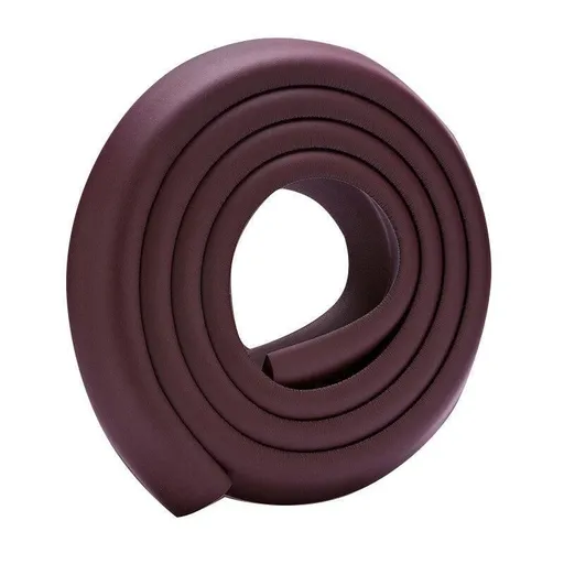Foam Edge Guard Strip for Desks and Tables with Corner Protector Bumper Tape - Brown