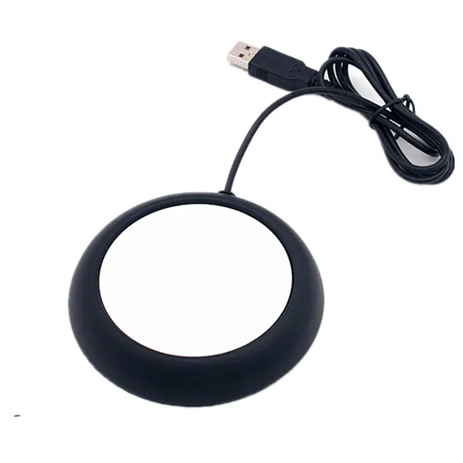 USB Cup Warmer Electric Beverage Warmer for Desk Home Black