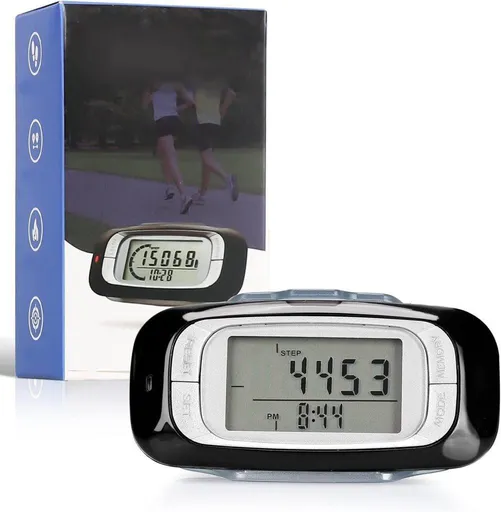 3D Sensor Pedometer, Multifunctional Step Counter for Daily Exercise and Health Tracking