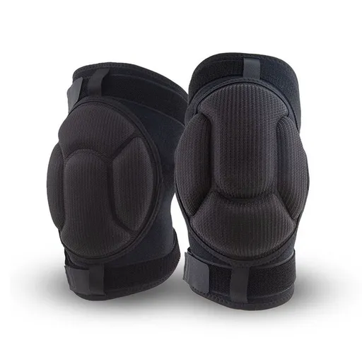 a pair of Adult knee pads for Cleaning Construction Work Volleyball, Football Dance, Adjustable Straps Non-Slip Straps (M black)