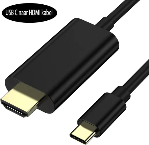 USB C to HDMI cable (6FT) - USB C HDMI cable - 4K Ultra HD, High-Speed - USB C HDMI cable - HDMI USB C cable - HDMI to USB C cable - USB Type C to HDMI cable for home office