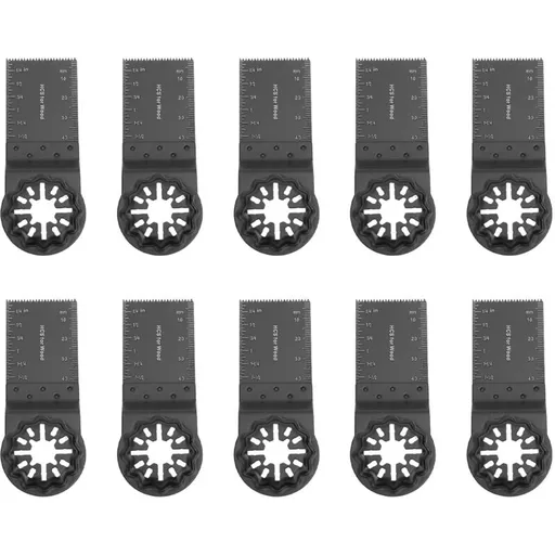 10pcs Oscillating Saw Blades, Oscillating Multitool Accessory Set, Universal Saw Blade for Dremel, Bosch, Makita, Fein