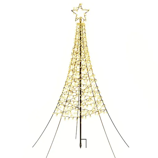 Jingle Jollys Solar Christmas Tree 2.1m 320 LED Net Lights Xmas Trees Decoration