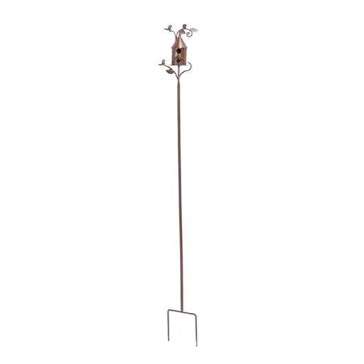 Metal Birdhouse Exquisite Unique Bird Houses with Stake for Outdoor Garden Decoration