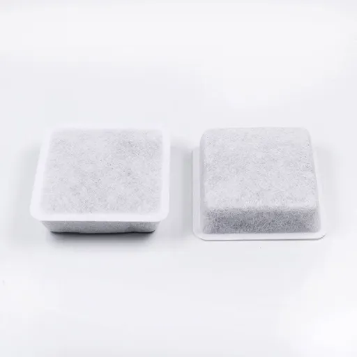 Pet Water Fountain Charcoal Replacement Filters Compatible with Gravity Waterers, Automatic Water Dispenser for Dog Cat (2 Pack)