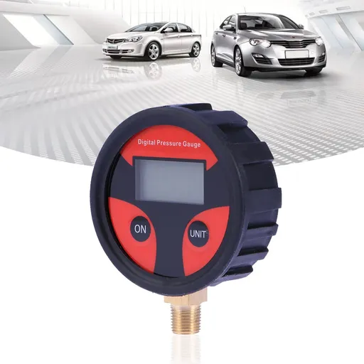 Car Air Pressure Gauge Digital Technology 1Set 2.3x0.9x0.9in