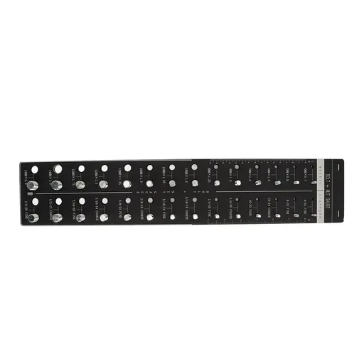 Nut and Bolt Thread Checker 28 Size Inch and Centimeter Carbon Steel Aluminium Alloy Accurate Easy Use Identifier Gauge
