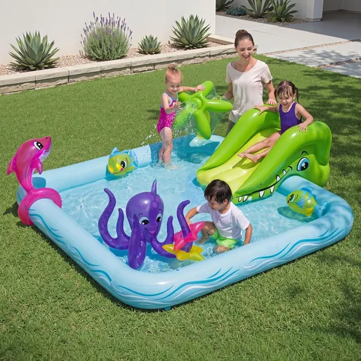 Bestway Kids Pool 239x206x86cm Inflatable Above Ground Play Pools 308L