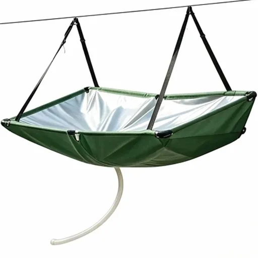 Rainwater Collection System with Hose - Water Storage Bag Rain Catcher Reusable Roof Drain Fitting Tarp Water Diverter for Lawn, Garden, Balcony, Camping, Greenhouse