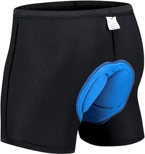 Cycling Shorts - Professional Mountain Bike Shorts - Ergonomic Boxer Shorts - Soft and comfortable MTB Pants - Cycling Sports Shorts with 3D Silicone Seat Pad - Quick-drying - Lightweight - Cycling - Gift for cyclists - Unisex - L