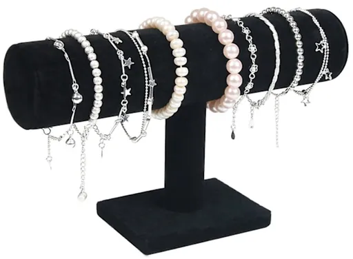 Bracelet Stand - Watch Stand - Flannel Bracelet Display Stand - T-Shaped Display Stand Jewelry Bracelet Watch Display Stand