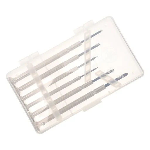 6Pcs Precision Tool Kit Mini Repair Tool Carbon Steel Screwdrivers Watch And Clock Repair Silver