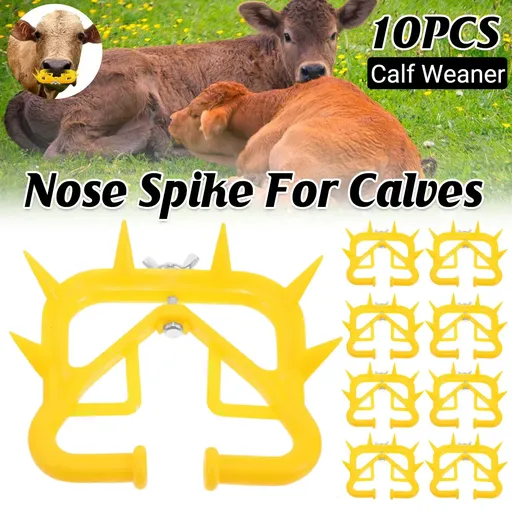 Cow Weaning Nose Ring Device 10PCS Livestock Tool Calf Nose Ring Farm Supplies
