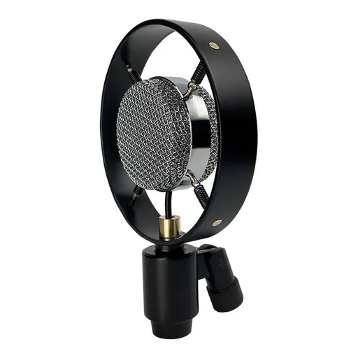 Retro Condenser Microphone Prop - Vintage Style Mic for Video or Decoration