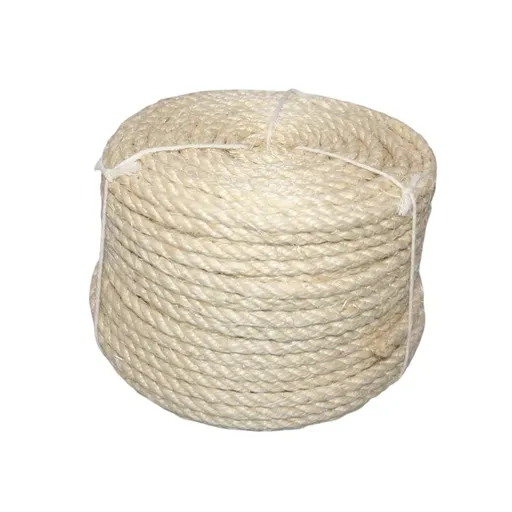 Vintage Burlap Rope Woven DIY Cat Climbing Scratch Rope 6-8mm Home Decoration - 6mm x 50m