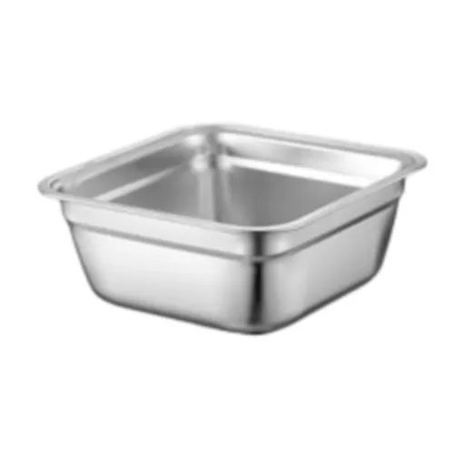 Closure Bags and Lids and Boxes , 1Pc Dish Tub for Kitchen Sink Square Stainless Tub with Smooth and Wide Edge Stackable Stable Flat Bottom Multi Purpose Wash Basin As shown