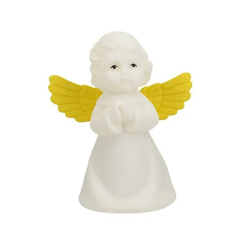 Night Light for Kids, Multi-Color Angel Silicone Lamp with Tap Control, Rechargeable LED Beside Night Light