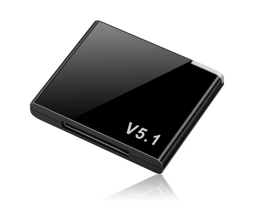Audio Receiver Quick Transmission High Fidelity Plug Play 30 Pin Bluetooth-compatible5.1 Music Receiver Adapter for Home - Black