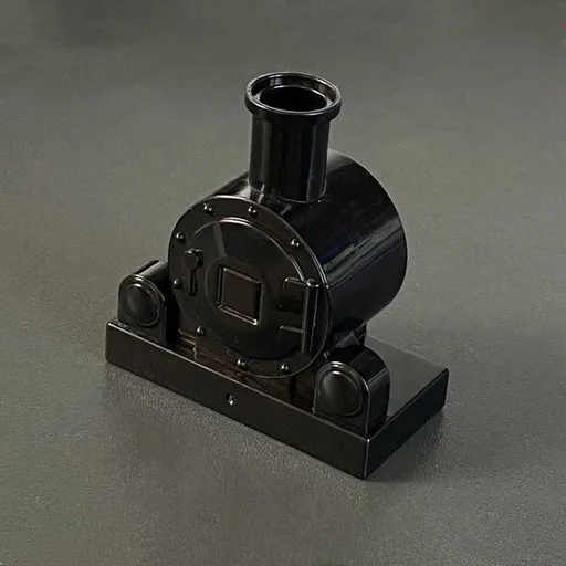 Hongyuan sheng Building Blocks Bus Vehicle Black Locomotive 1