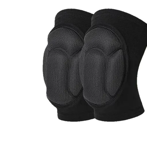 Size M Black Protective Sponge Knee Pads for Cycling and Climbing Impact Resistant Guard Pair for Sports and Roller Skating Comfort Solution for Local Athletes(1 Pair)
