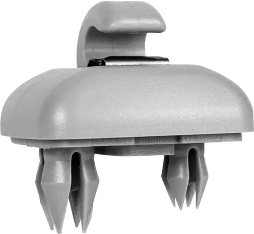 Car Sun Visor - Clip Hook - Car Accessories - Car Sunshades - Sun Visor Hooks For The Car - Inner Hooks For Sun Visors - Car Holder For Sun Visor - Compatible With Audi A3a4la5a6lq5q3 - Grey - 1 Piece - Automatic Sun Visor Replacement