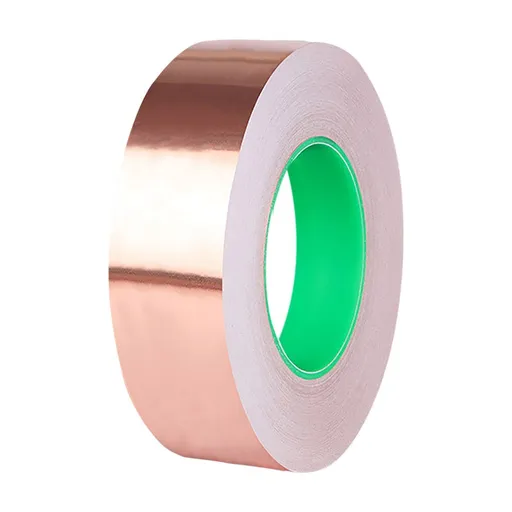Copper Tape with Double Side Conductive, Copper Foil Tape Self Adhesive Shielding, Paper Circuits, Electrical Repairs, Guitar Repairs, Grounding, Stained Glass 2×780 in C