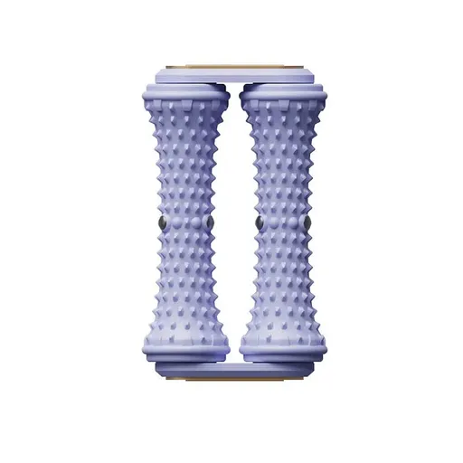 Purple Dual Foot Massager Roller - Therapeutic Deep Tissue Tool for Plantar Fasciitis, Arch Pain Relief & Muscle Relaxation
