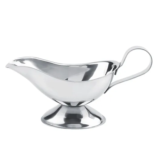 Stainless Steel Steak Pepper Sauce Boat Seasoning Container for Restaurant Kitchen(3oz)
