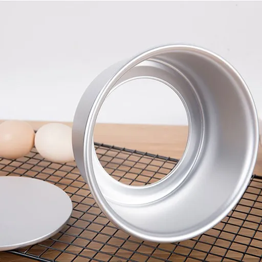 Cake Pan 2 Inch Round, Removable Bottom Cake Pan , Nonstick Aluminum Alloy Cheesecake Pan Loose-Bottom Pan Cake Bake