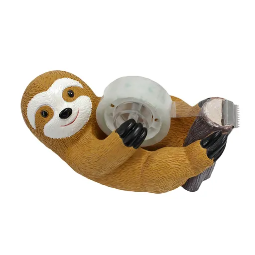 Sloth Tape Dispenser Efficient Cute Decorative Portable Desk Tape Holder for Home School Office